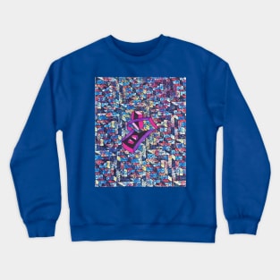 ILLUSION ON PAINNTED TESSELATION Crewneck Sweatshirt